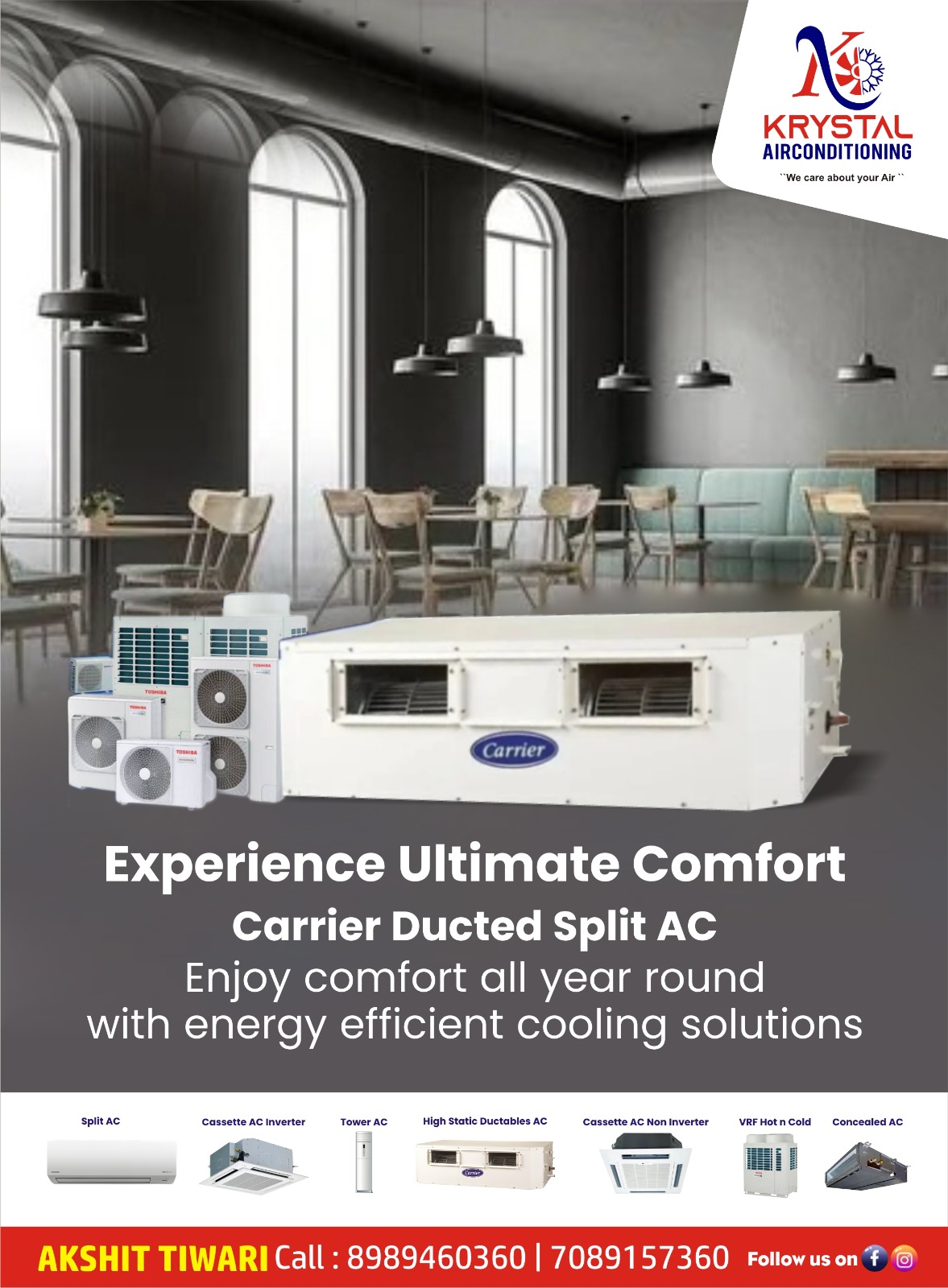 Best Carrier Ducted AC Dealer in Indore